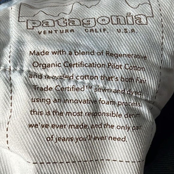 Patagonia Men's Straight Fit Jeans size 33x32 - Picture 13 of 14